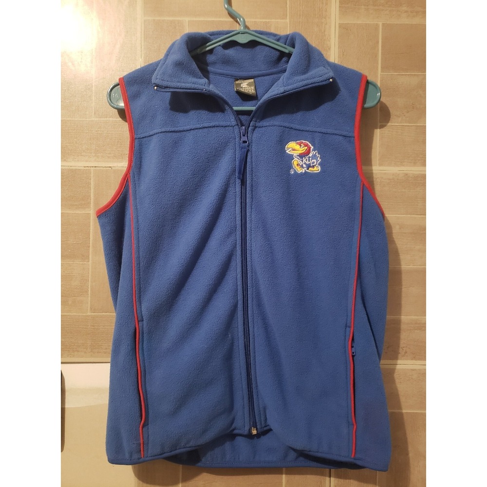 Kansas Jayhawks‎ Colosseum Athletics Sweater Vest Size Small